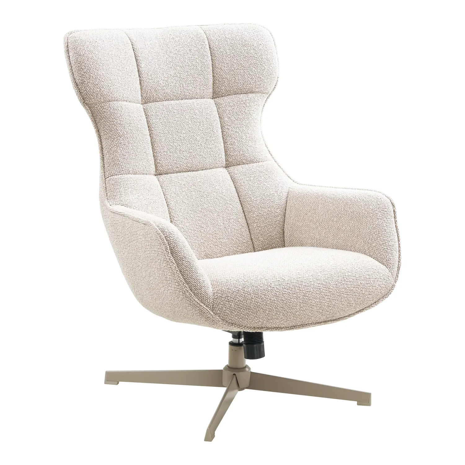Turin Lounge-Sessel Drehsessel Stoff | Natur Turin Lounge-Sessel Drehsessel Stoff | Natur