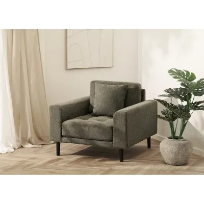 Lido Lounge-Sessel Stoff | Olivgrün