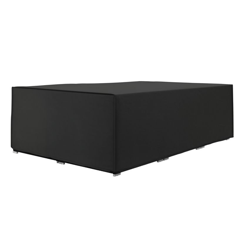 Husse Abdeckung Gartenmöbel Tisch 222x155x67cm | Schwarz Husse Abdeckung Gartenmöbel Tisch 222x155x67cm | Schwarz