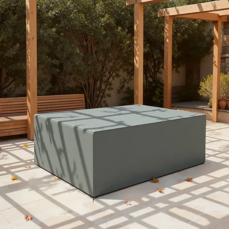 Schutzhülle Gartenmöbel Winterfest Wasserdicht Abdeckung Abdeckplane 275x205x90cm  | Dunkelgrau