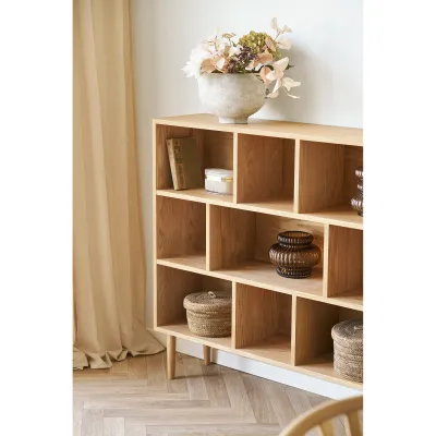 Oshawa Bücherregal Bücherschrank Eiche | Natur