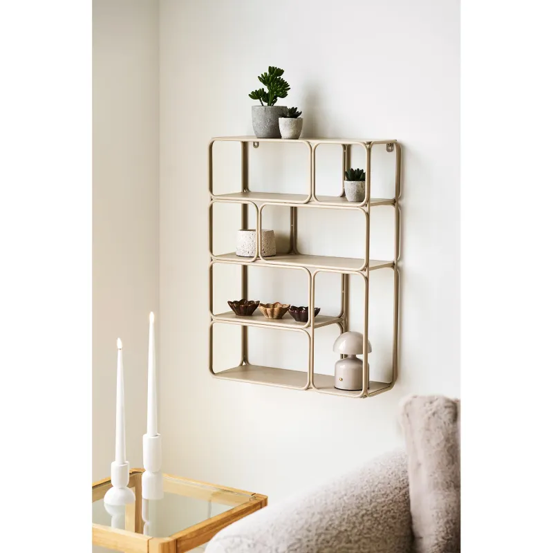Lanciano Wandregal Metall | Beige