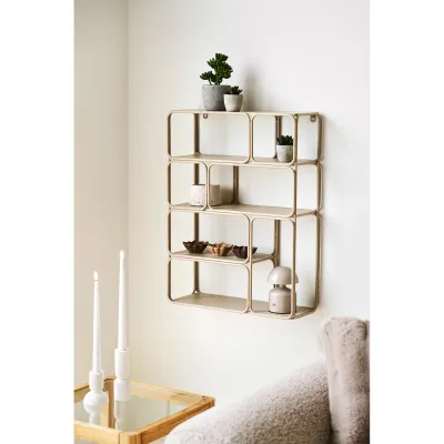 Lanciano Wandregal Metall | Beige