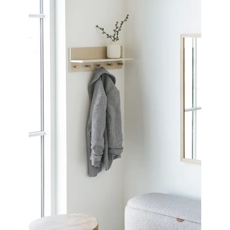 Rocca Wandregal Haken Garderobe | Beige