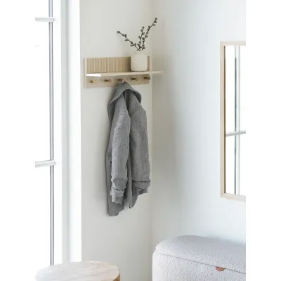 Rocca Wandregal Haken Garderobe | Beige