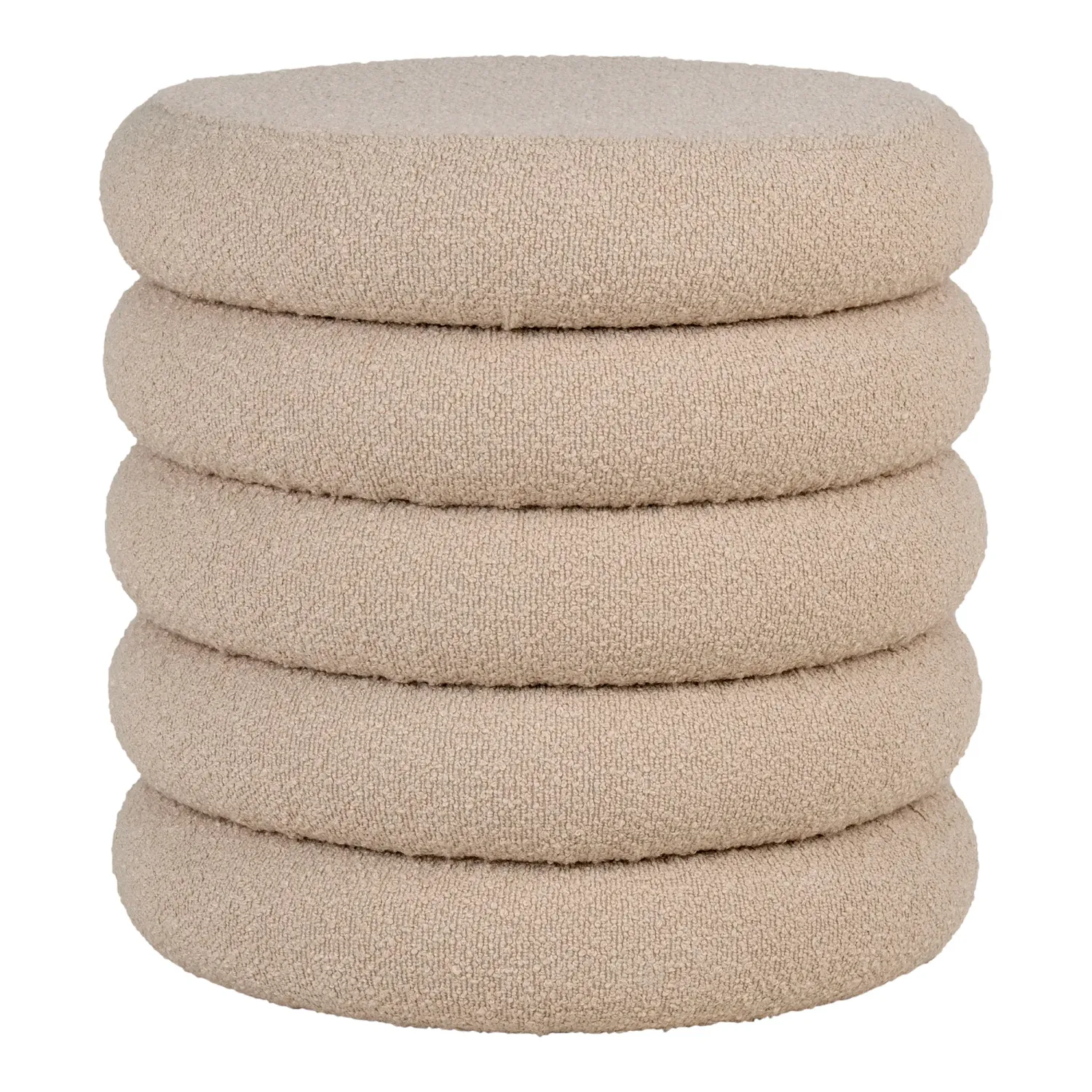Brooklyn Pouf Stauraum Bouclé | Beige
