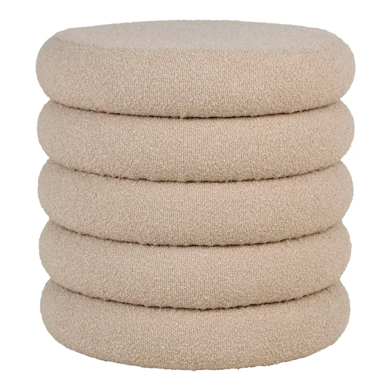 Brooklyn Pouf Stauraum Bouclé | Beige Brooklyn Pouf Stauraum Bouclé | Beige