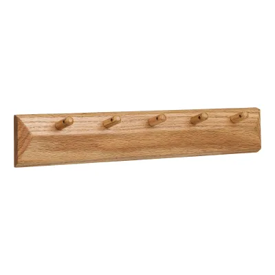 Barco Wandgarderobe mit 5 Haken | Eiche Barco Wandgarderobe mit 5 Haken | Eiche