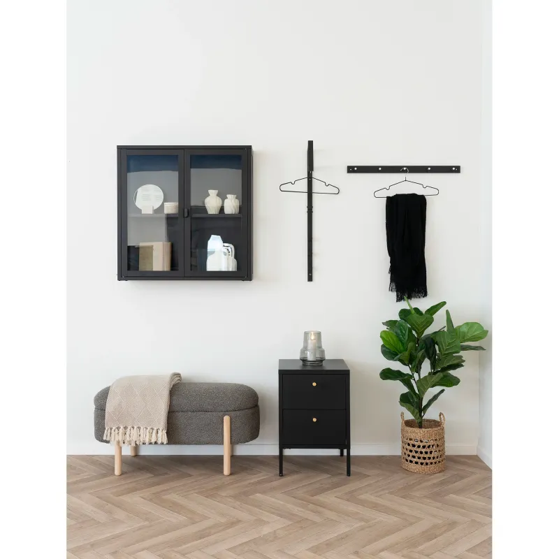 Branca Bank Stauraum | Braun/Natur