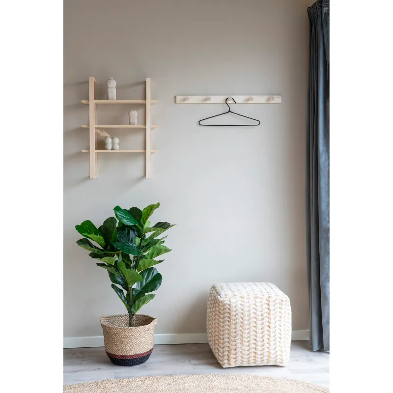 Abano Garderobe Kleiderhaken Pappelholz | Naturholz