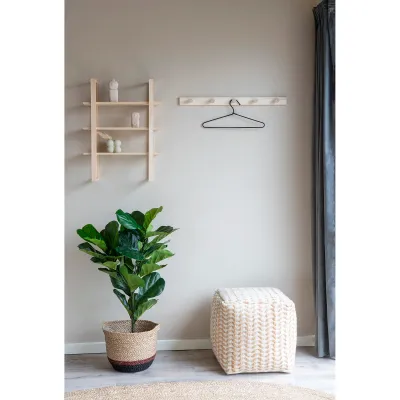 Abano Garderobe Kleiderhaken Pappelholz | Naturholz