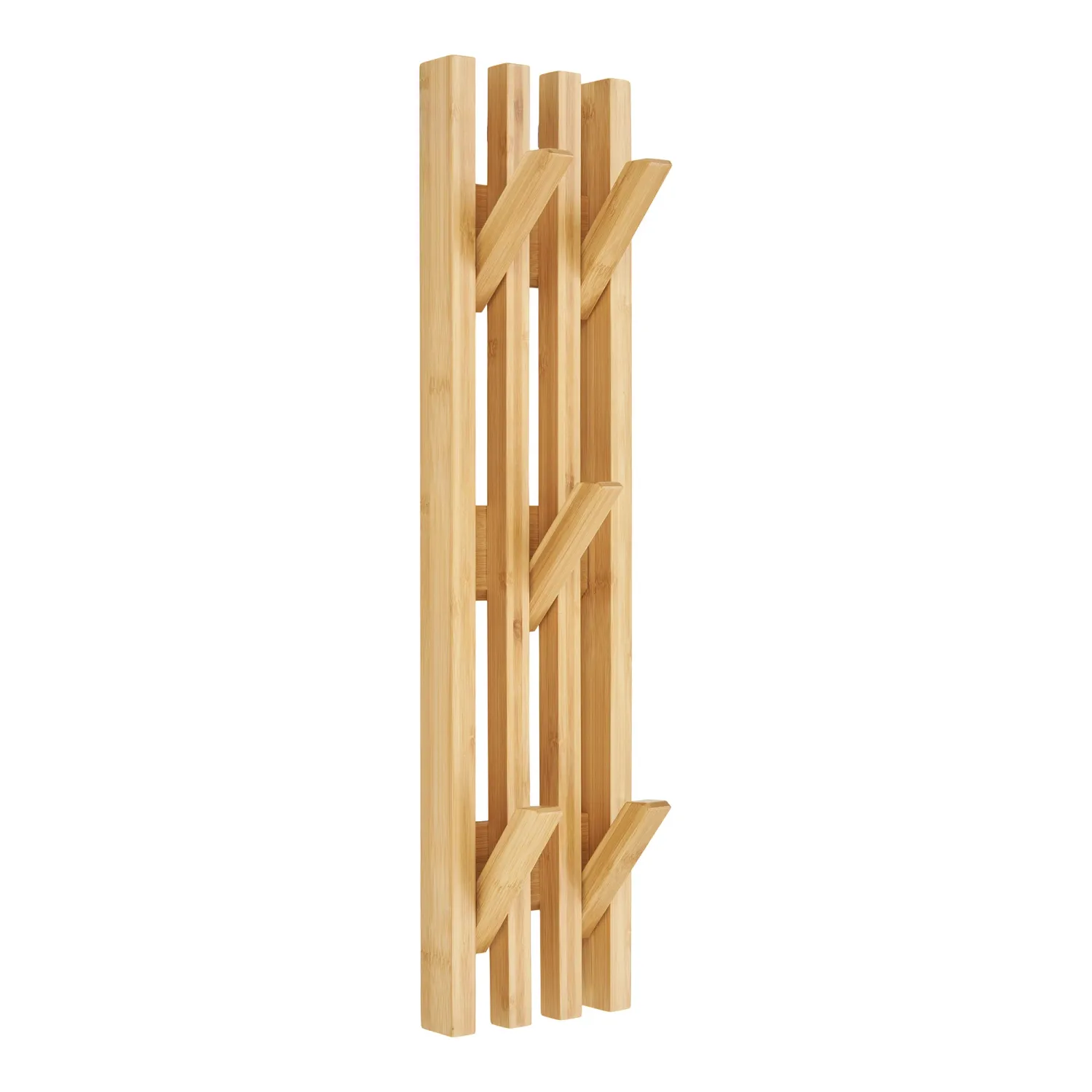 Garderobe Ember Wandgarderobe Kleiderhaken Bambus | Natur Garderobe Ember Wandgarderobe Kleiderhaken Bambus | Natur