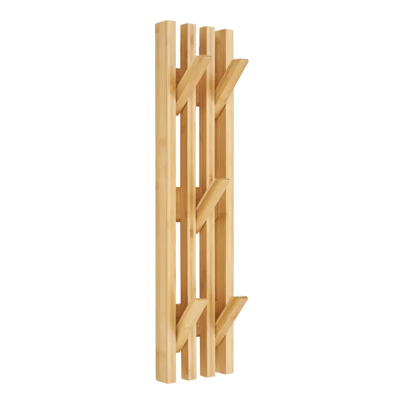 Garderobe Ember Wandgarderobe Kleiderhaken Bambus | Natur Garderobe Ember Wandgarderobe Kleiderhaken Bambus | Natur