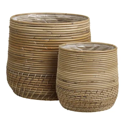 Moro-Körbe Rattankorb 2er-Set | Natur Moro-Körbe Rattankorb 2er-Set | Natur