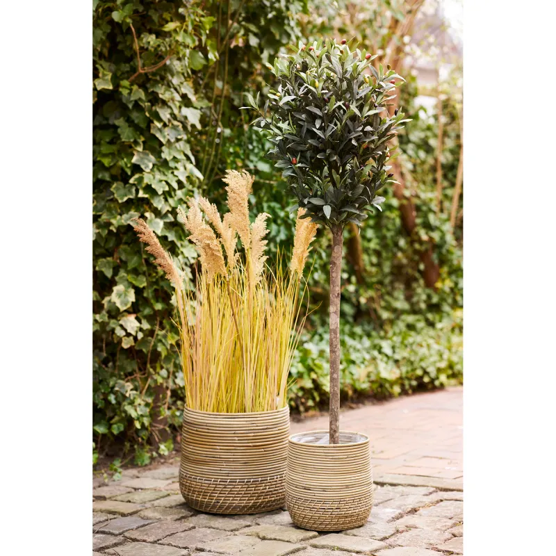 Moro-Körbe Rattankorb 2er-Set | Natur