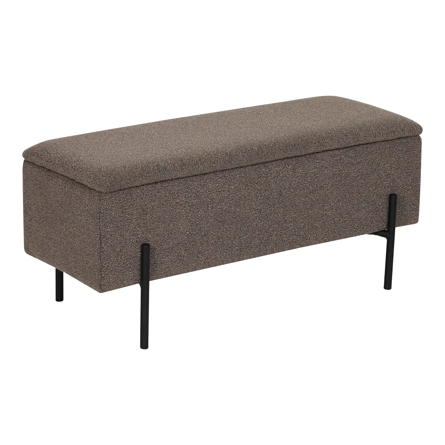Watford-Bank Stauraum Bouclé | Braun Watford-Bank Stauraum Bouclé | Braun
