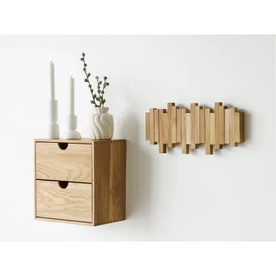 Caltra Garderobe Wandgarderobe | Eiche Natur