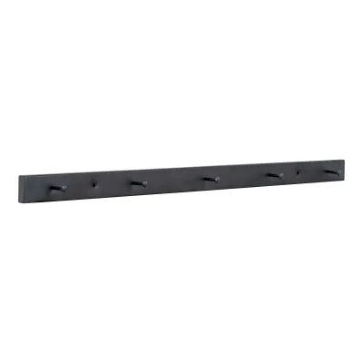 Vita Wandgarderobe Kleiderhaken Stahl | Schwarz