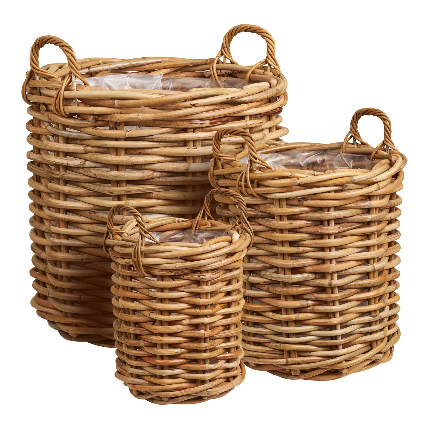 Burton-Körbe Rattankorb 3er-Set | Natur