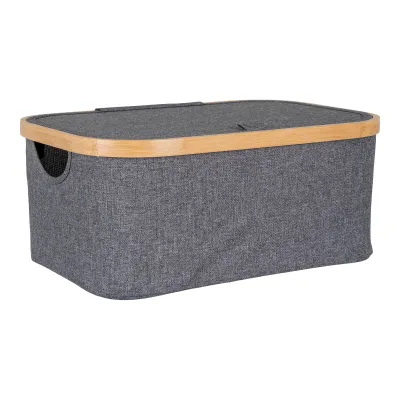 Noto-Korb Bambus/Textil | Dunkelgrau II Noto-Korb Bambus/Textil | Dunkelgrau II