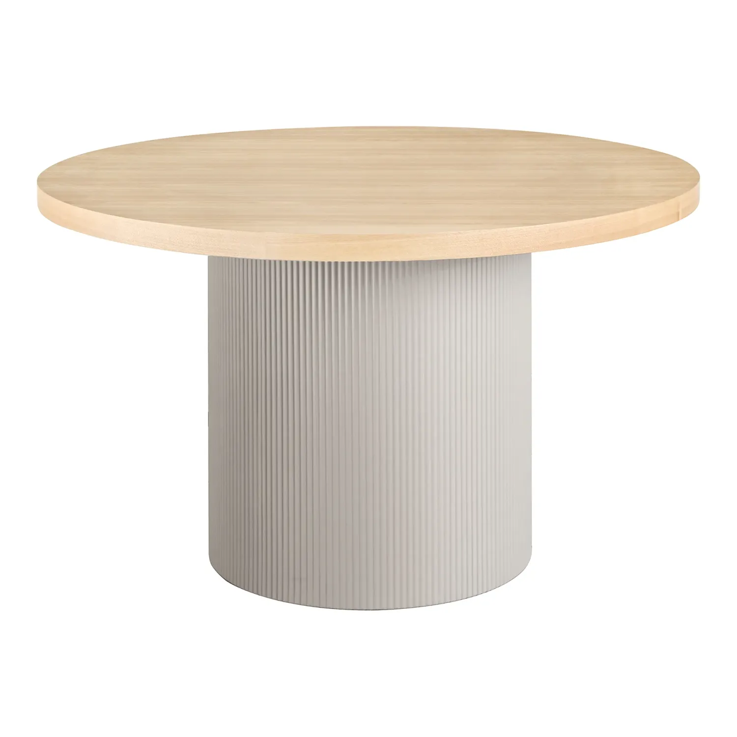 Solva Esstisch Esche Natur/Sand Rund ø120x75 cm FSC® 100% Solva Esstisch Esche Natur/Sand Rund ø120x75 cm FSC® 100%