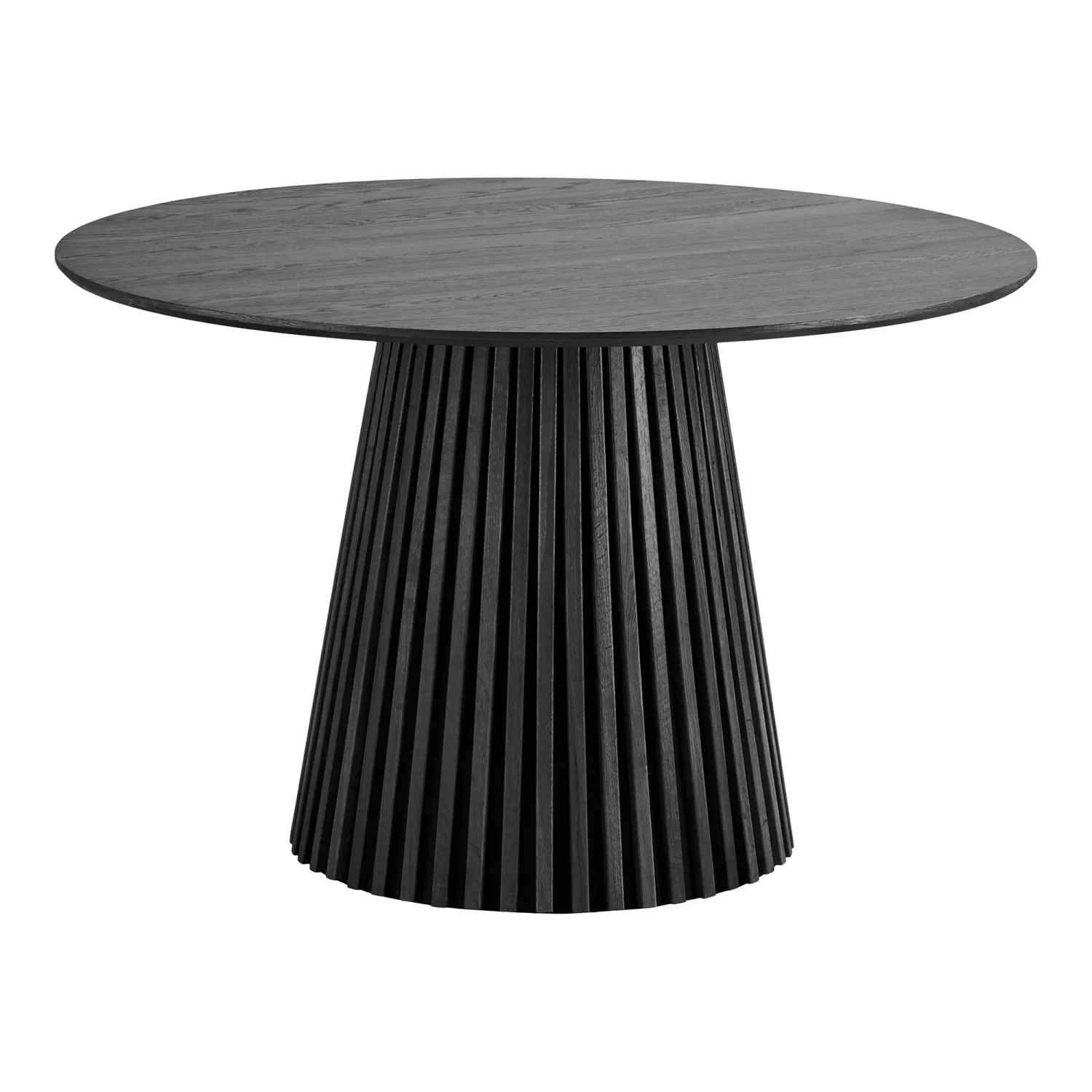Osaka Esstisch Eichenfurnier Schwarz Rund ø120x75 cm FSC® 100%