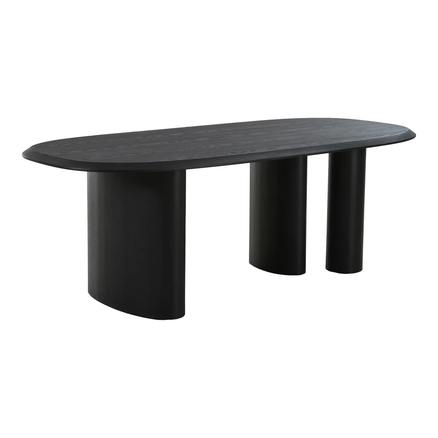 Esstisch Tirano Eschenfurnier 100x220x76 cm | Schwarz Esstisch Tirano Eschenfurnier 100x220x76 cm | Schwarz