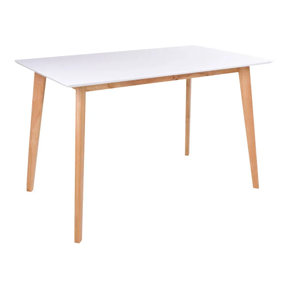 Vojens Esstisch Weiss Natur 70x120x75 cm Vojens Esstisch Weiss Natur 70x120x75 cm