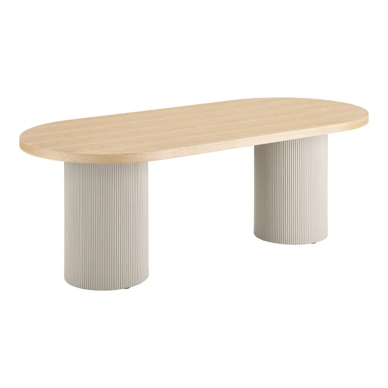 Solva Esstisch 100x220x75 cm Esche Natur/Sand Solva Esstisch 100x220x75 cm Esche Natur/Sand