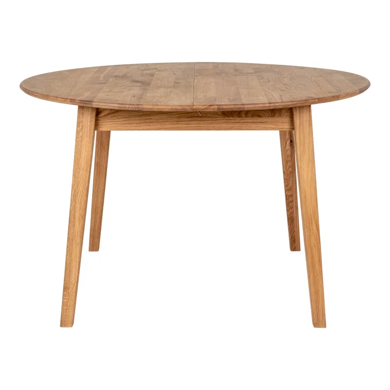 Metz Esstisch Eiche Natur ø118x118-158x75 cm Integrierte Ausziehplatte Butterfly-Funktion Metz Esstisch Eiche Natur ø118x118-158x75 cm Integrierte Ausziehplatte Butterfly-Funktion