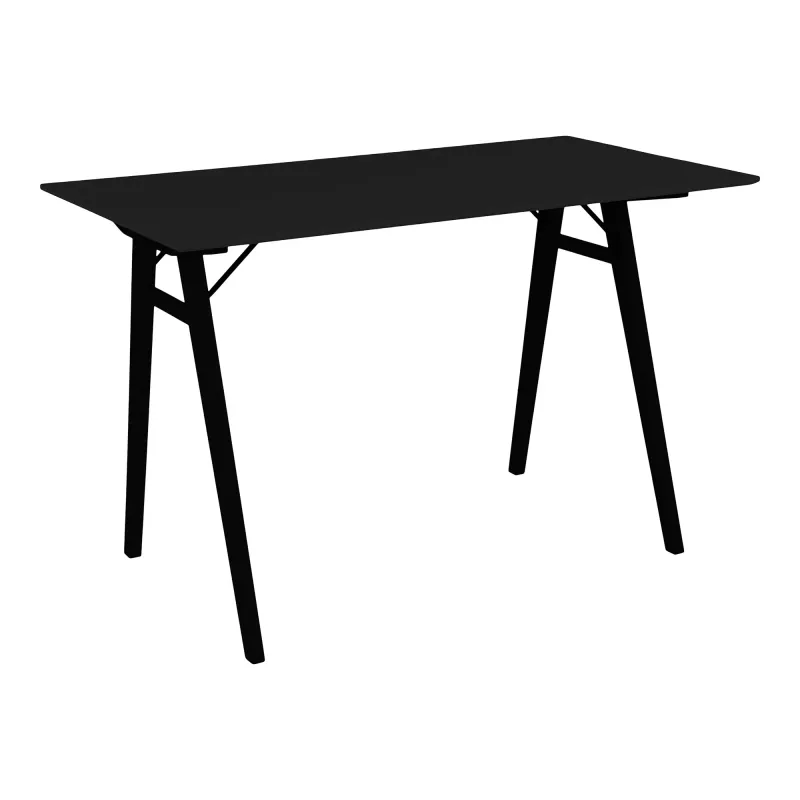 Vojens Schreibtisch, Esstisch 120x60x75 cm | Schwarz