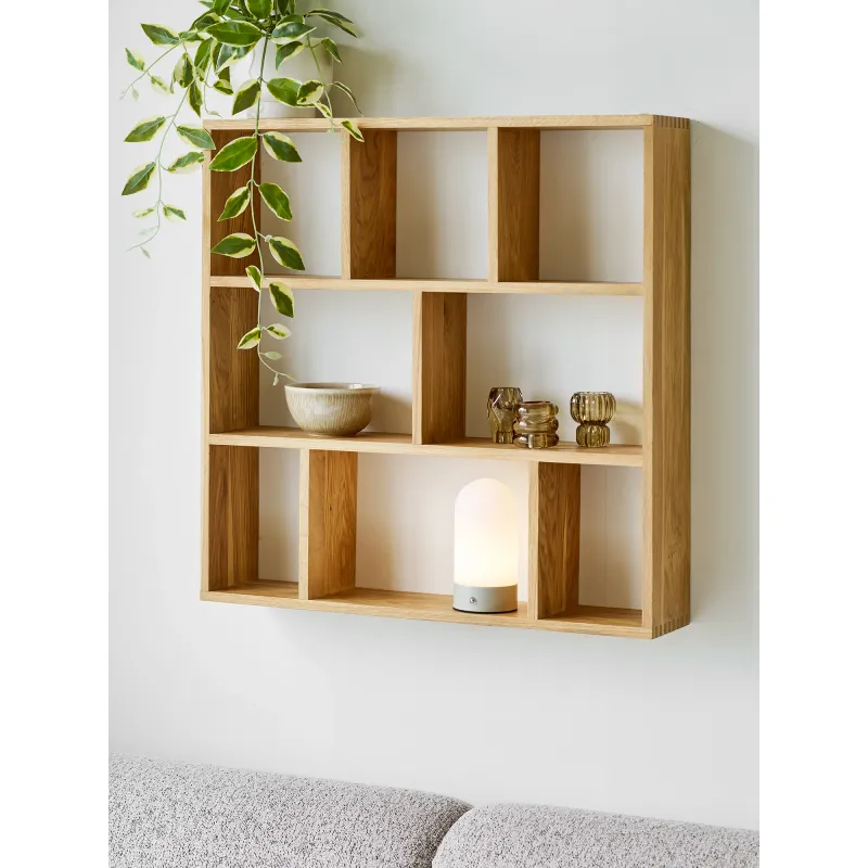 Ashford Tischleuchte Wiederaufladbar Metall/PE Beige/Weiss Ø9x18 cm LED