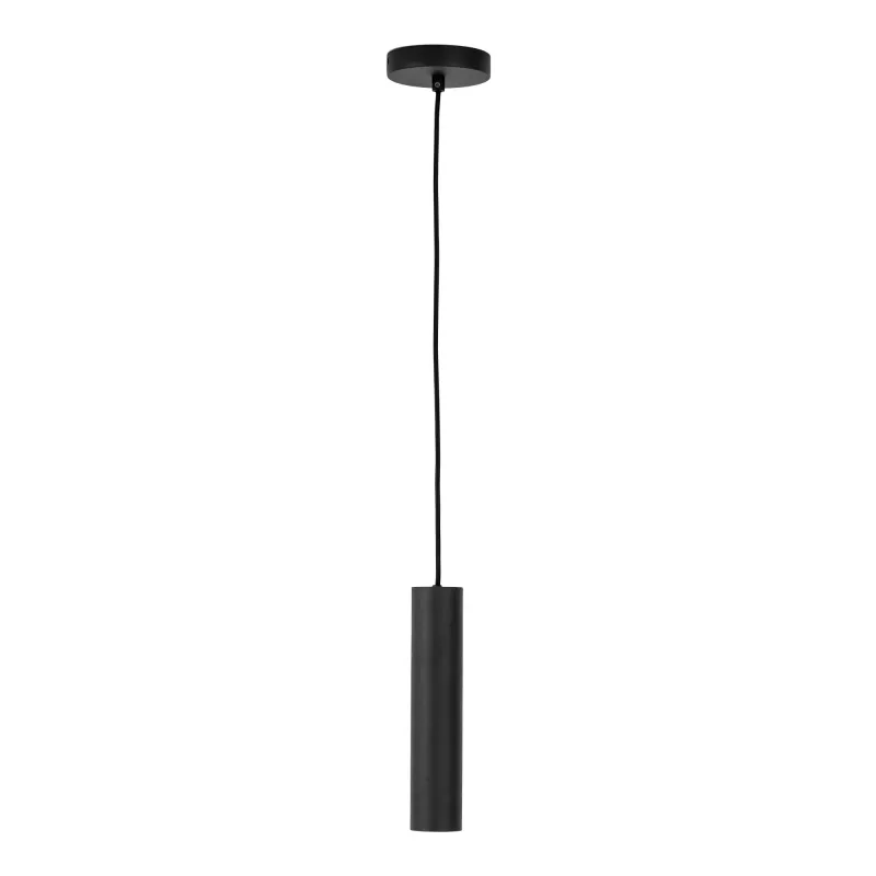 Paris Pendelleuchte Metall Schwarz Ø6x28 cm GU10 Schlanke Paris Pendelleuchte aus schwarzem Metall, Ø6x28cm. Modernes Design für die Decke im Schweizer Zuhause.