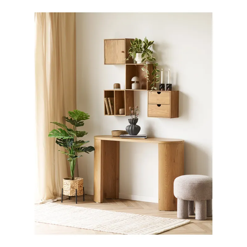 Bibione Konsolentisch Natur Oval 38x114x75 cm