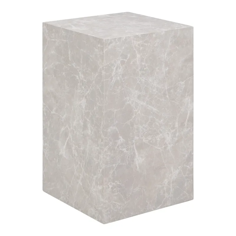 Beistelltisch Prag Marmoroptik Beige Kubisch 30x30x50 cm Kubischer Beistelltisch Prag in beiger Marmoroptik, 30x30x50cm. Stilvolles Design für Schweizer Wohnräume.