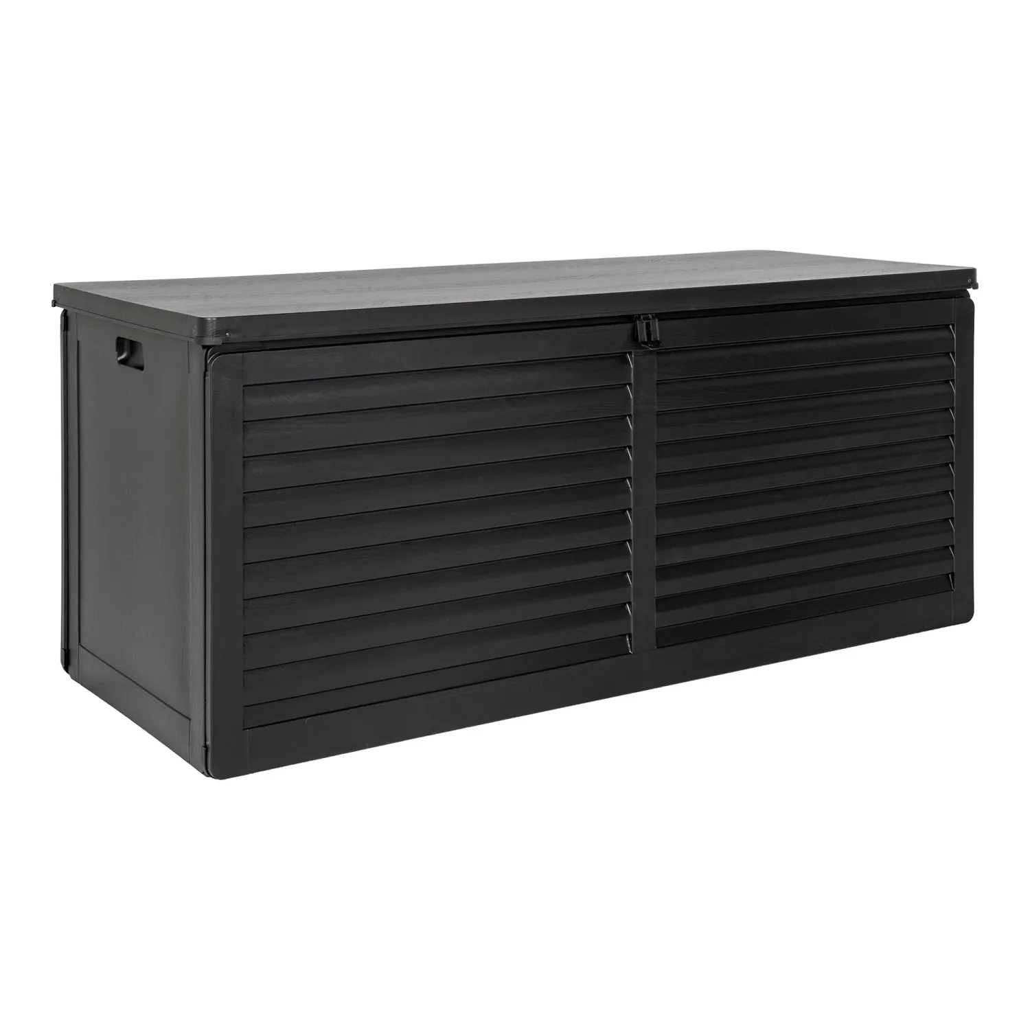 Dubrovnik Kissenbox Garten Kunststoff Schwarz 490L 146,5x61x64,5 cm Dubrovnik Kissenbox, schwarz, Kunststoff, 146,5x61x64,5cm, 490L. Praktisch für Schweizer Gärten.