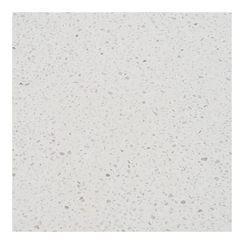 Terracina Esstisch Akazie/Terrazzo Weiss/Natur Ø120x76 cm FSC®