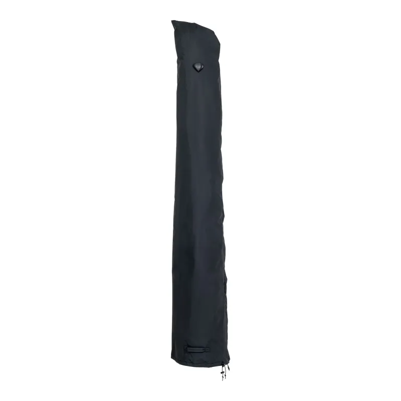 Luxushülle Schutzhülle Sonnenschirm Polyester Schwarz Wasserabweisend H225 x Ø35/55 cm Luxuriöse Schutzhülle für Sonnenschirme, schwarz, wasserabweisend, 225cm hoch. Optimaler Schutz für Schweizer Sonnenschirme.