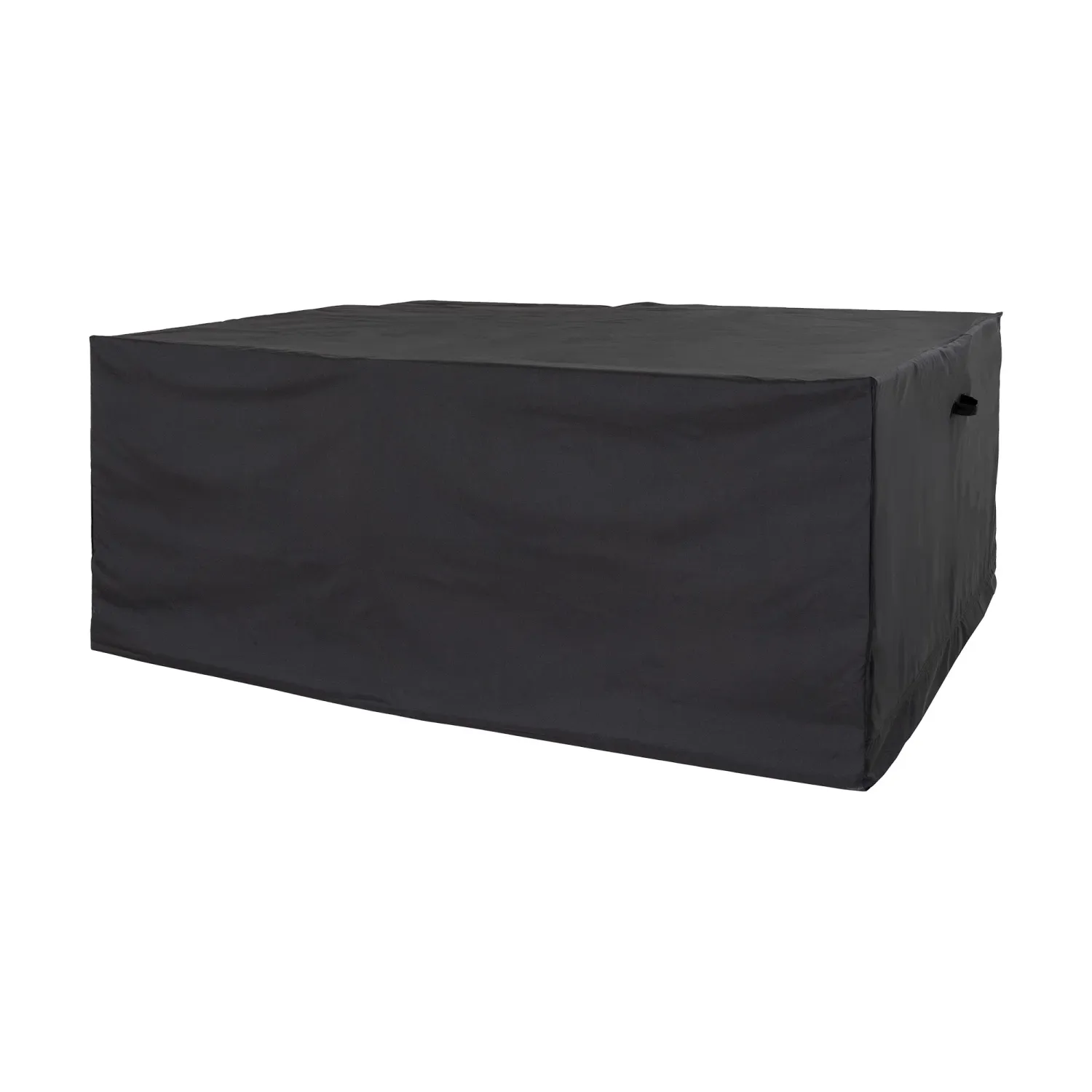 Luxushülle Abdeckung für Tisch und 4 Stühle Polyester Schwarz Wasserabweisend Luxuriöse Abdeckung für 4 Stühle, schwarz, wasserabweisend, 180x155x95cm. Schutz für Schweizer Gartenmöbel.