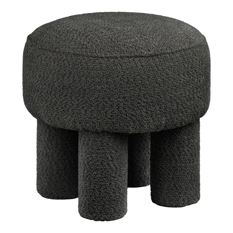 Canberra Pouf Anthrazit Chenille Ø43x43 cm Canberra Pouf, anthrazit, Chenille, ø43x43cm. Gemütlich für Schweizer Zuhause.