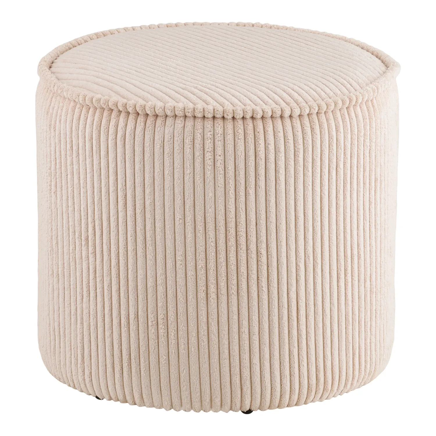 Taupo Pouf Cord Beige Ø40x35 cm Taupo Pouf, beige, Cord, ø40x35cm. Gemütlich für Schweizer Zuhause.