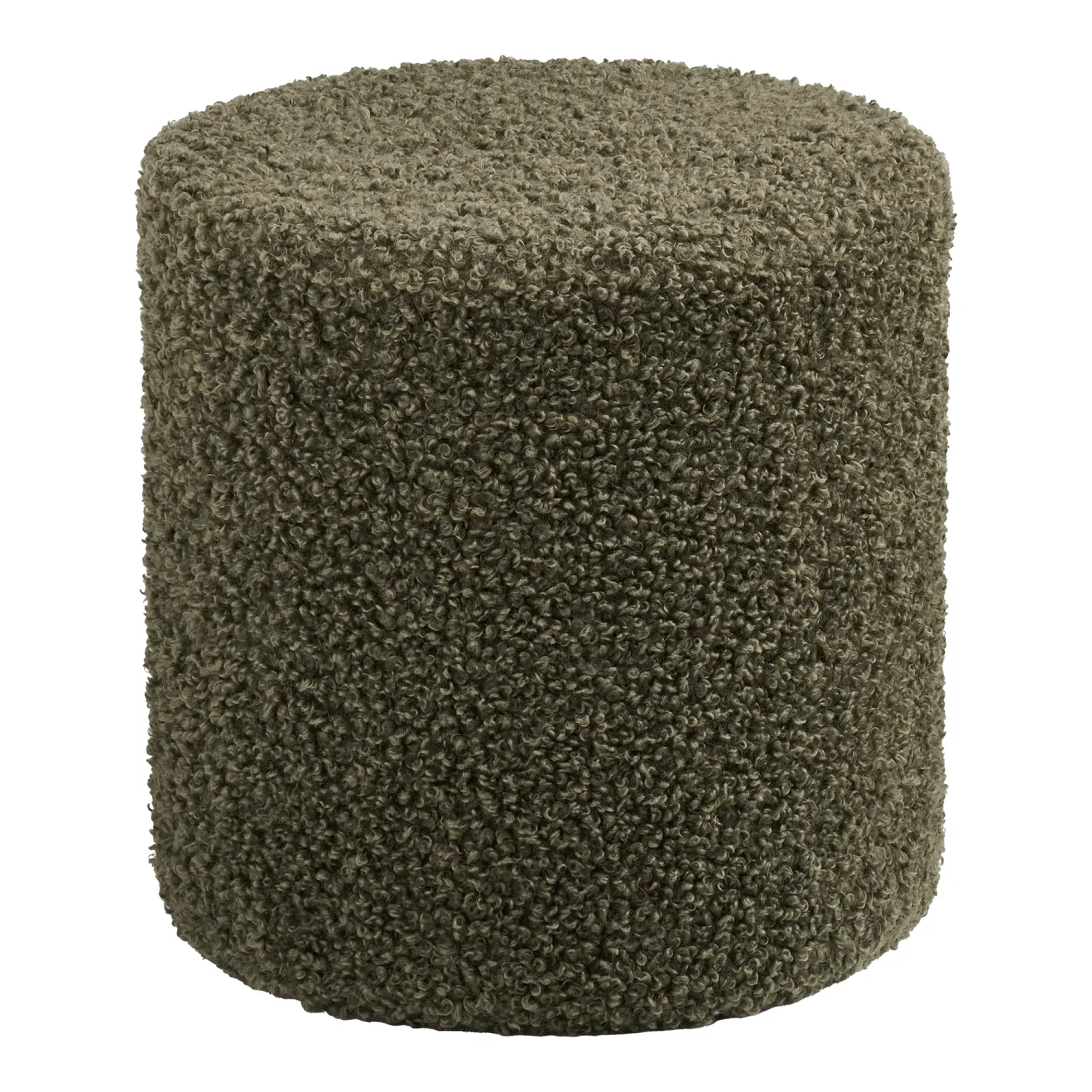 Ejby Pouf Teddy Grün Ø34x36 cm Ejby Pouf, grün, Teddy-Stoff, ø34x36cm. Gemütlich für Schweizer Zuhause