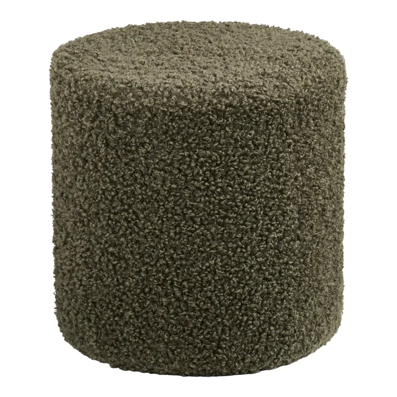 Ejby Pouf Teddy Grün Ø34x36 cm Ejby Pouf, grün, Teddy-Stoff, ø34x36cm. Gemütlich für Schweizer Zuhause