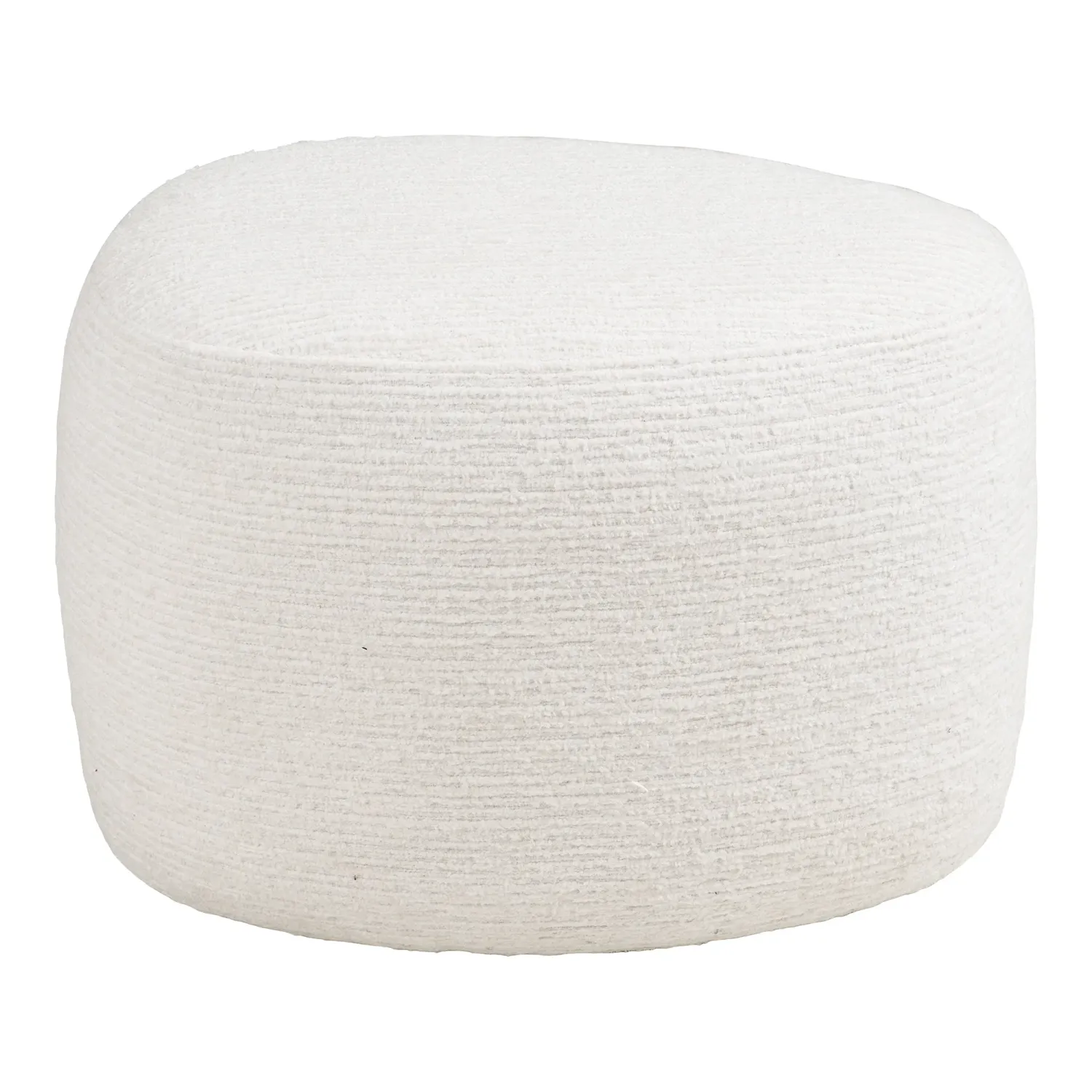 Hilo Pouf Cremeweiss Chenille 55x40x39 cm Hilo Pouf, cremeweiss, Chenille, 55x40x39cm. Gemütlich für Schweizer Zuhause.