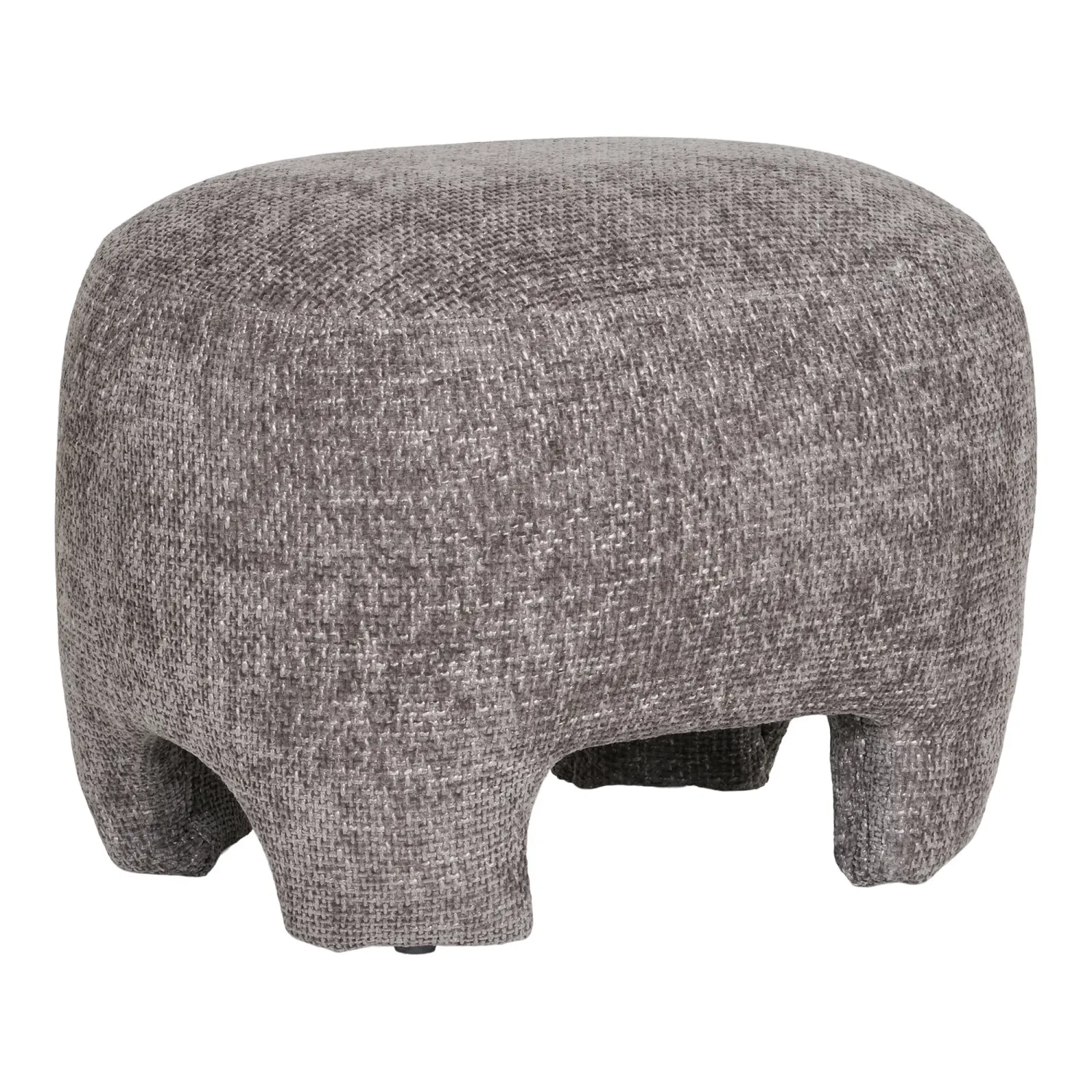 Nazare Pouf Grau Polyester 53x41x38 cm Nazare Pouf, grau, Polyester, 53x41x38cm. Gemütlich für Schweizer Zuhause.