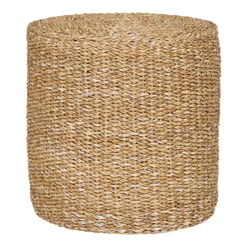 Rivera Pouf Seegras/Baumwolle Natur Ø40x40 cm Rivera Pouf, natur, Seegras/Baumwolle, ø40x40cm. Natürlicher Charme für Schweizer Zuhause.