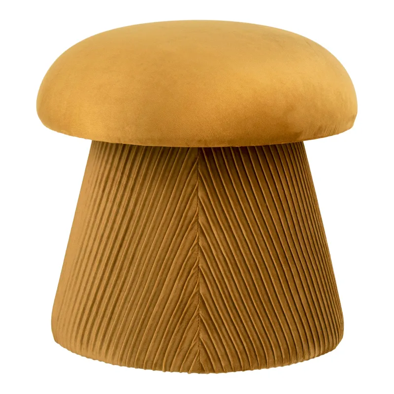 Hampton Pouf Samt Ocker Ø41x39 cm Hampton Pouf, Ocker, Samt, ø41x39cm. Gemütlich für Schweizer Zuhause.