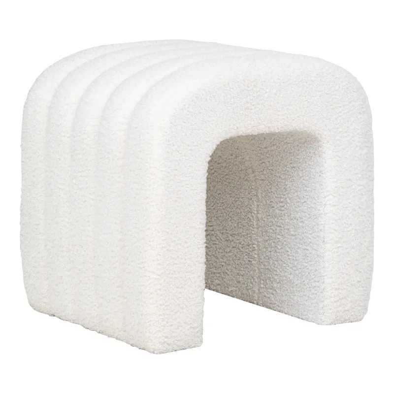 Colma Pouf Teddy Weiss 42x41x36 cm Colma Pouf, weiss, Teddy-Stoff, 42x41x36cm. Gemütlich für Schweizer Zuhause.