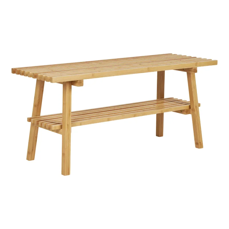 Glutbank, Sitzbank Bambus Natur 70x28x45 cm Glutbank, Bambus, natur, 70x28x45cm. Praktisch für Schweizer Zuhause.