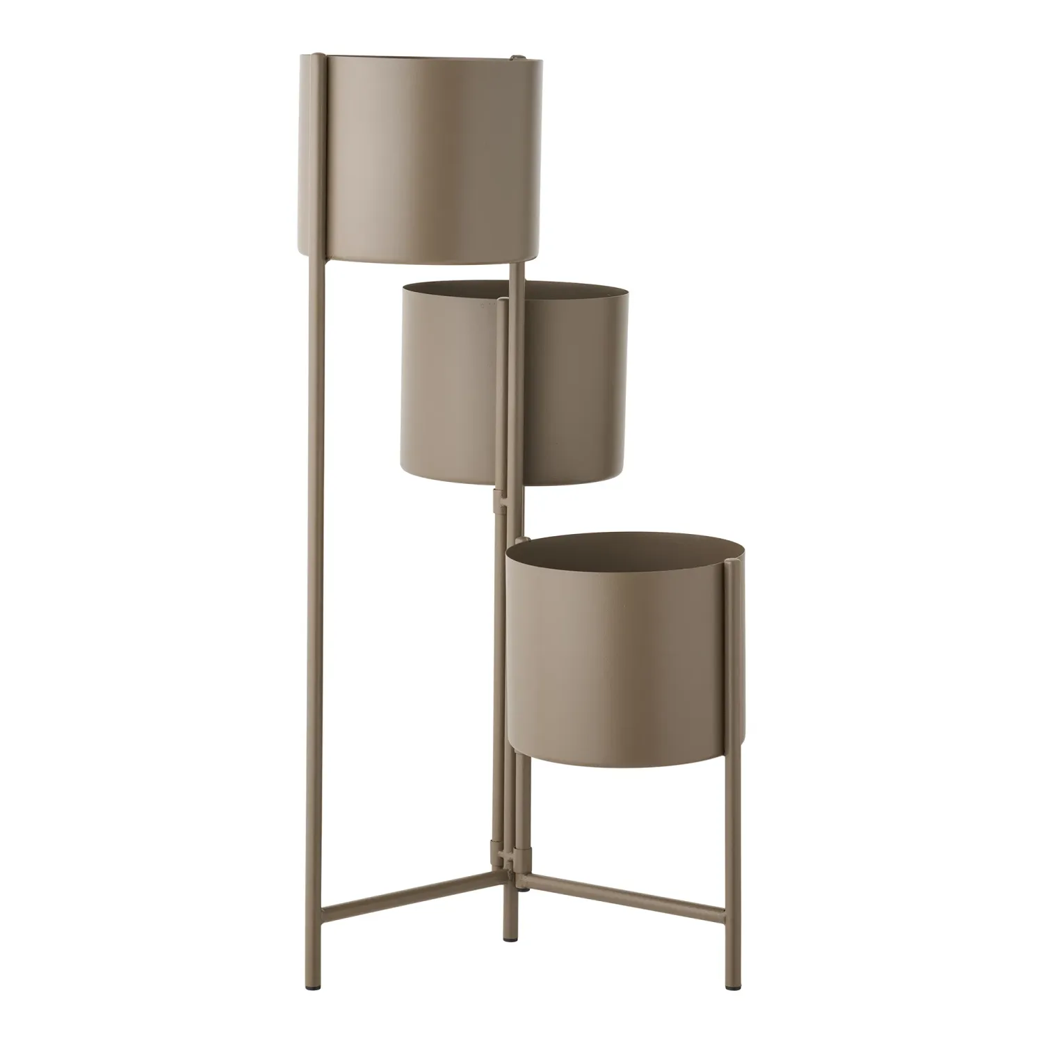 3er Set-Blumentopf, Blumentreppe, Stahl, braun, 22,5x23x75,5cm. 3er Set-Blumentopf, Blumentreppe, Stahl, braun, 22,5x23x75,5cm. Dekorativ für Schweizer Gärten.